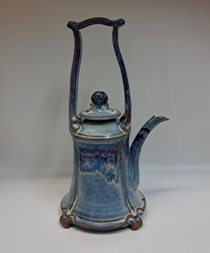 Click to view detail for #221285 Teapot Blue  $65